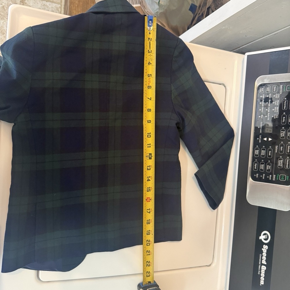 The Beaufort Bonnet Company Boy Booker Blazer Jacket Blackwatch Plaid Size 8 - Picture 6 of 7